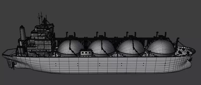 Gas Tanker 3D model