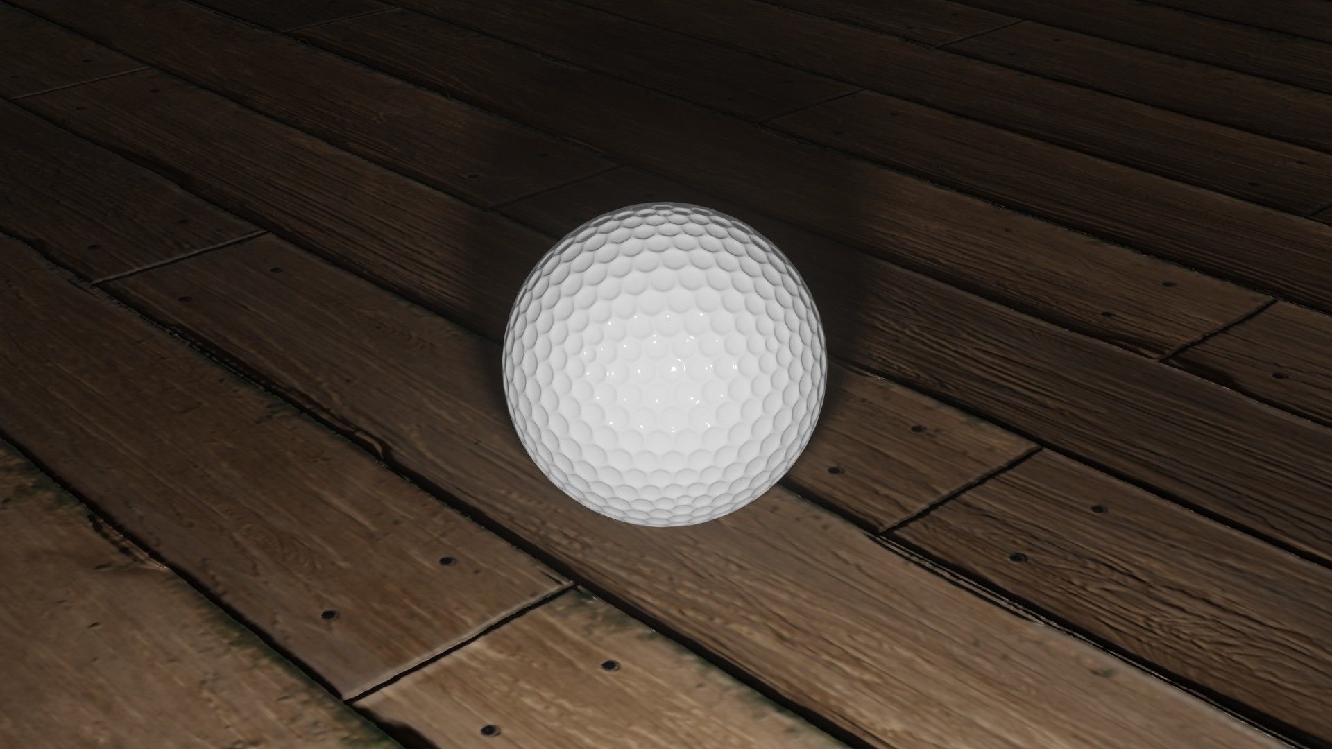 Golf Ball 3D model_2