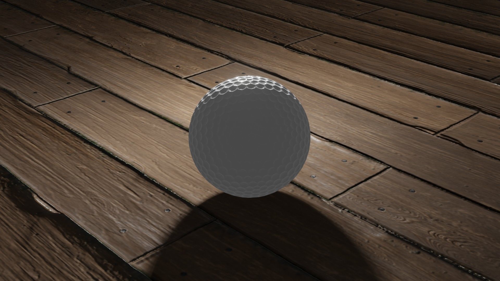Golf Ball 3D model_3