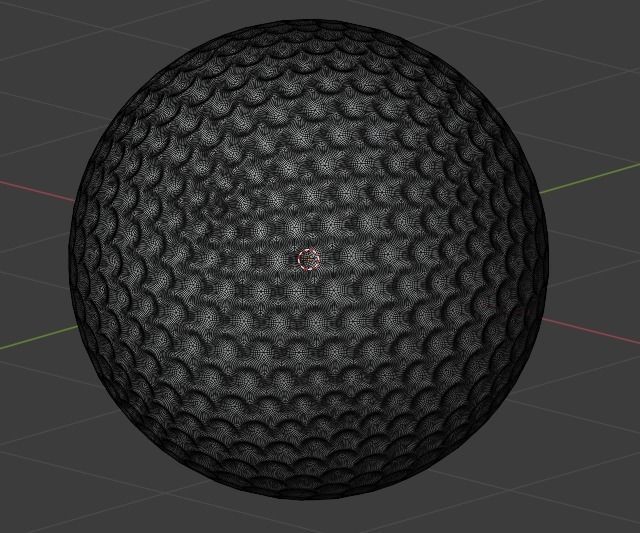 Golf Ball 3D model_6