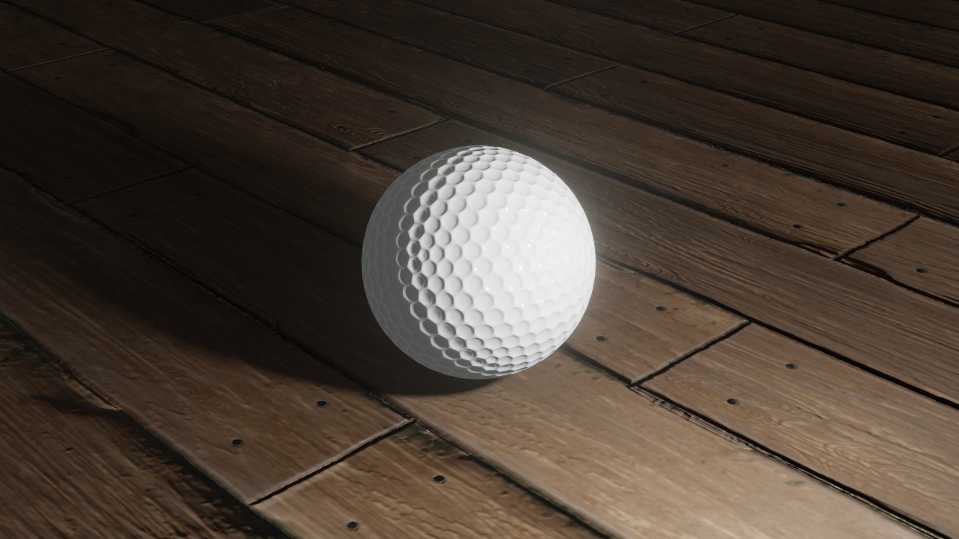 Golf Ball 3D model_1