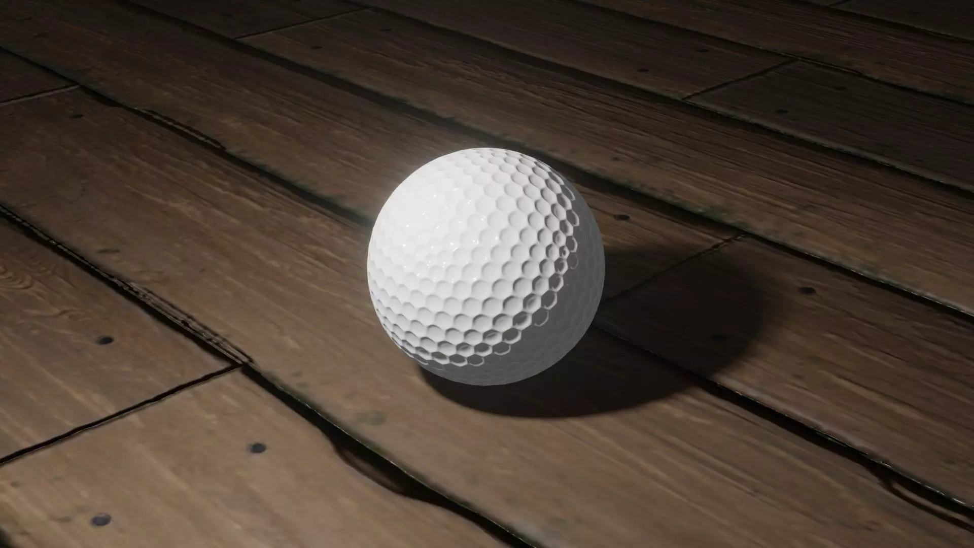 Golf Ball 3D model_0