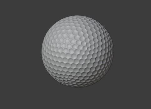 Golf Ball 3D model_5