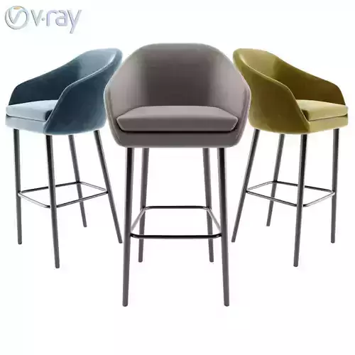 Aleria Upholstered Bar Stool