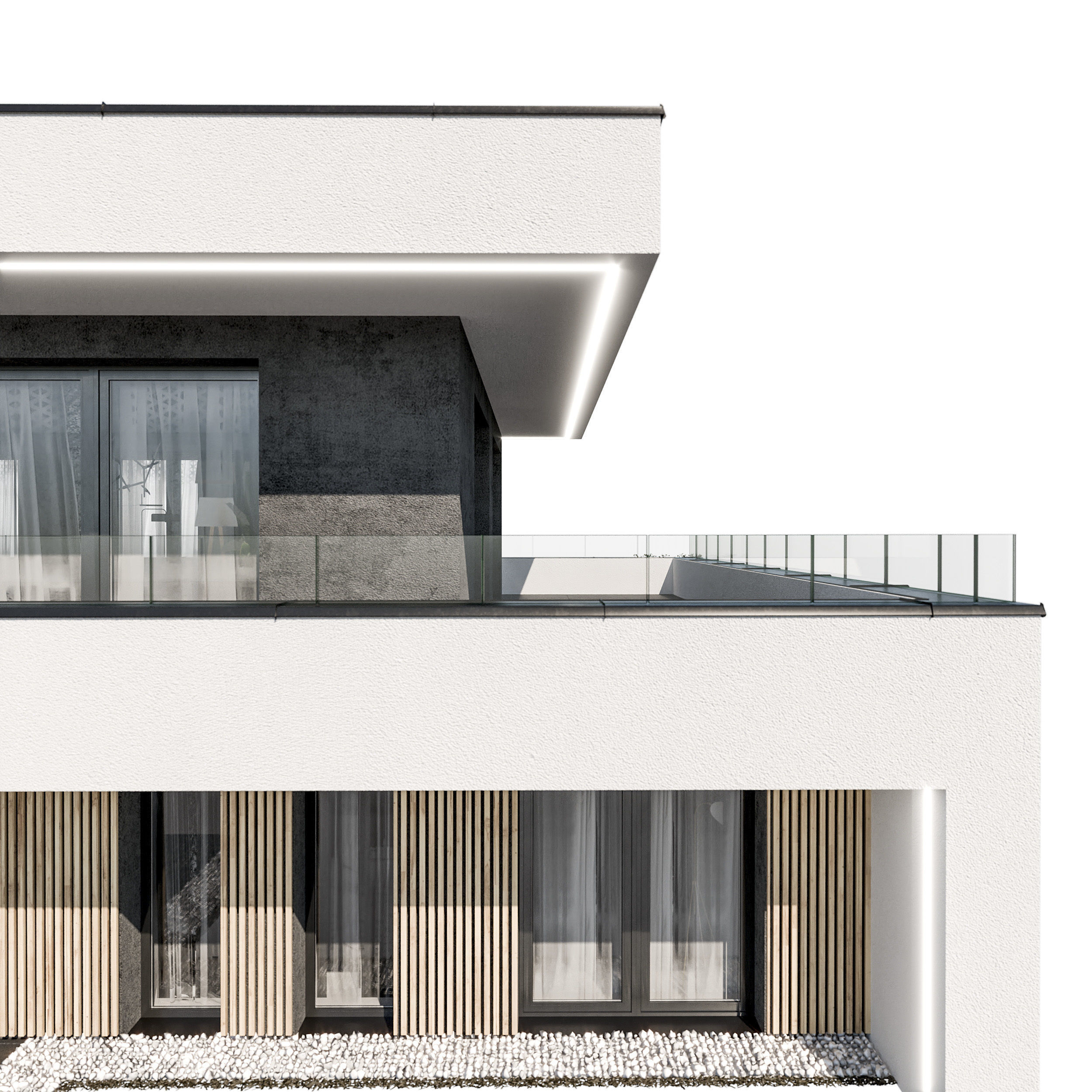 Modern house 04 3D model_4