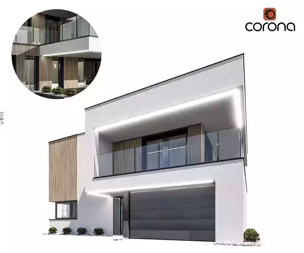 Modern house 05 3D model