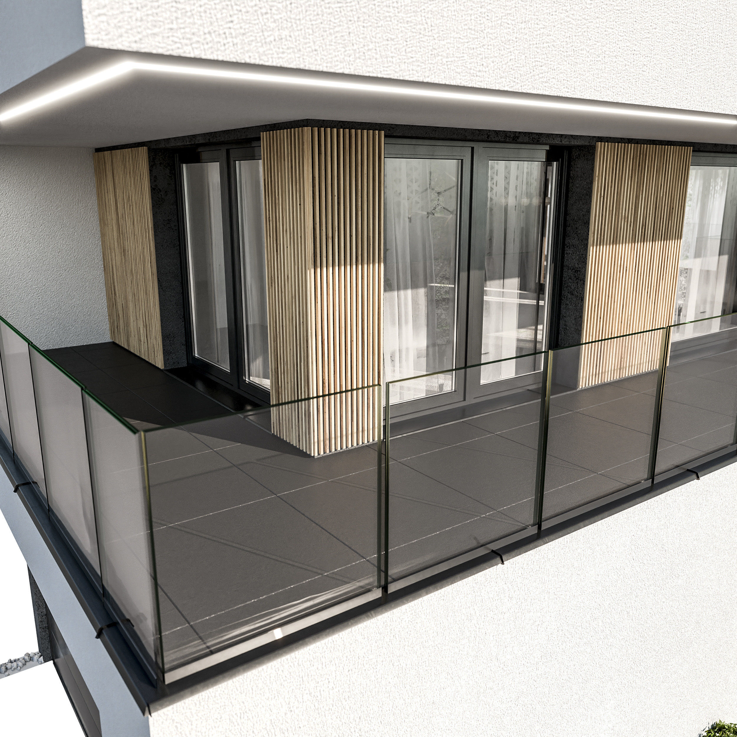 Modern house 05 3D model_4