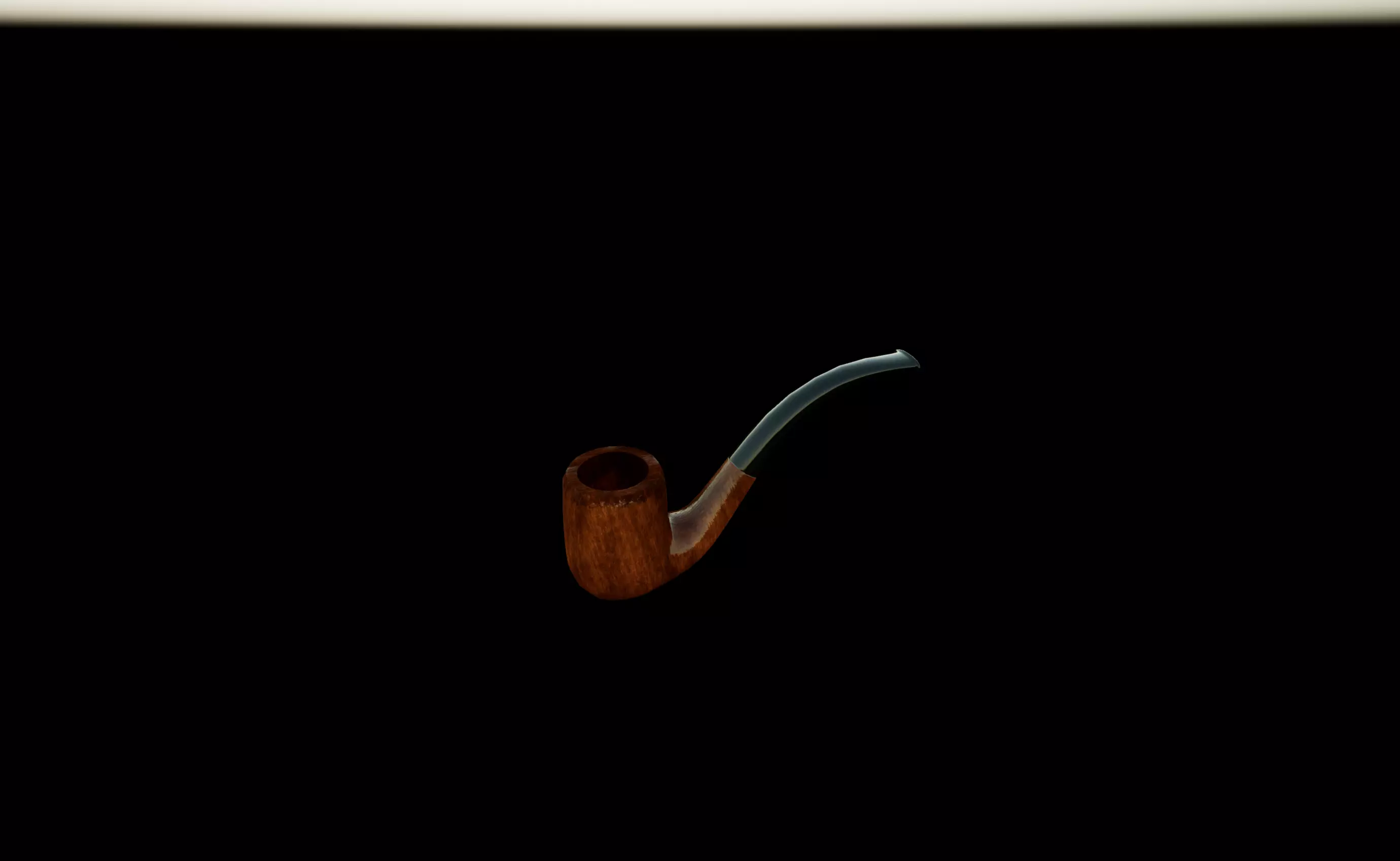 Smoking Pipe 3d Model PBR Textured Game Ready Low-poly 3D model