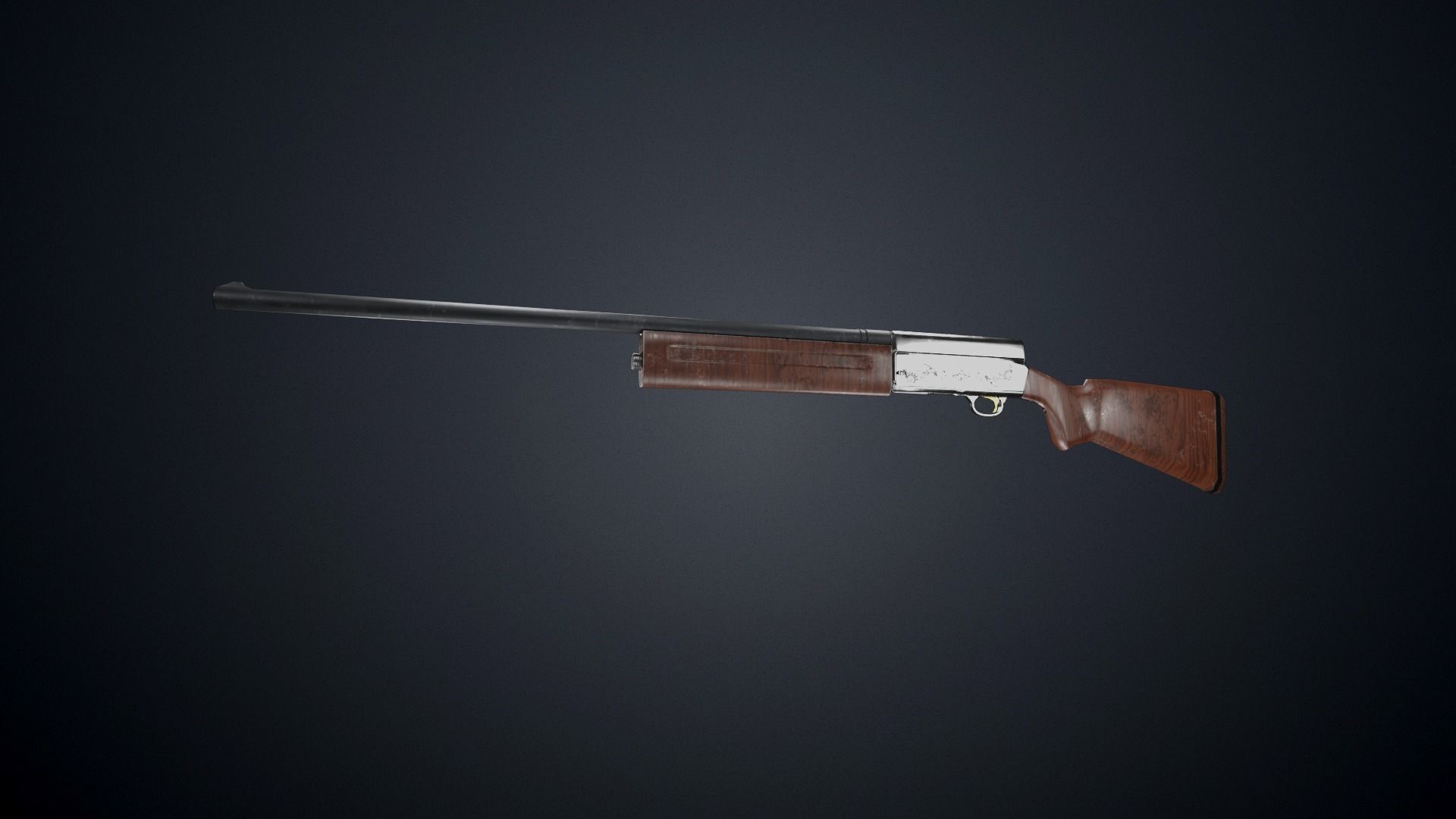Browning Auto 5 Low-poly 3D model_6