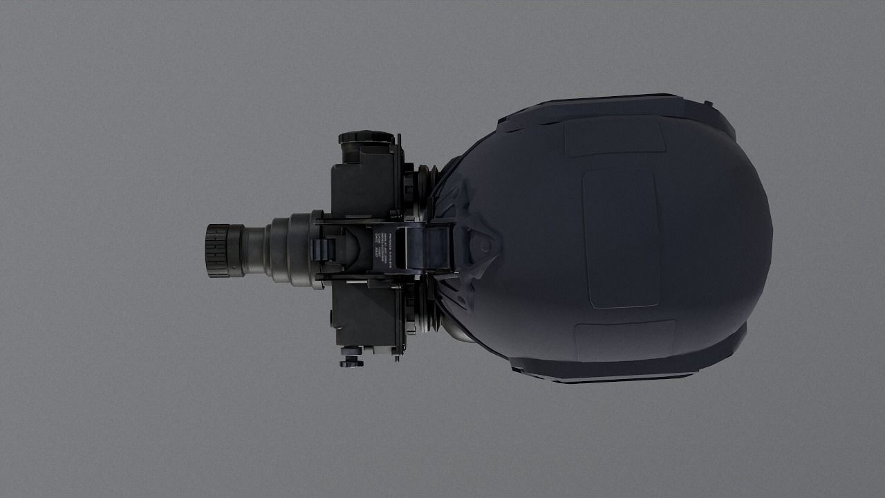 PSV 7 night vision goggles Low-poly 3D model_8