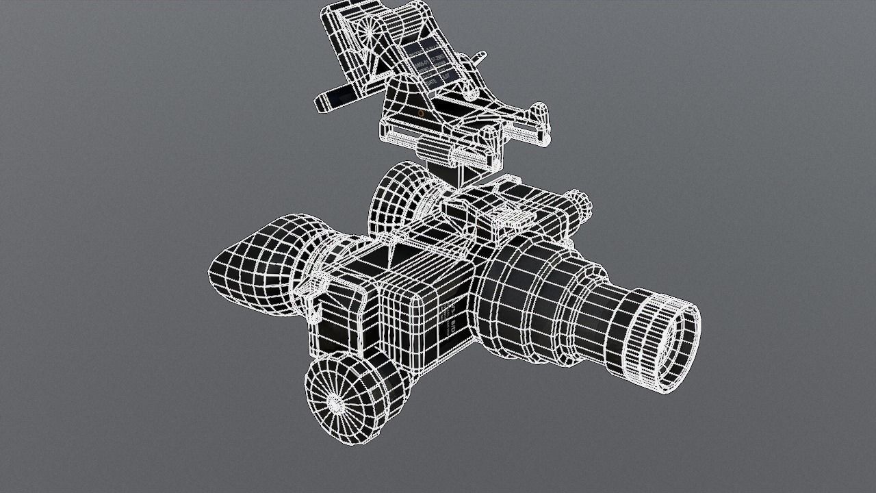 PSV 7 night vision goggles Low-poly 3D model_10