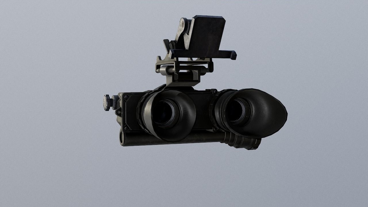PSV 7 night vision goggles Low-poly 3D model_2