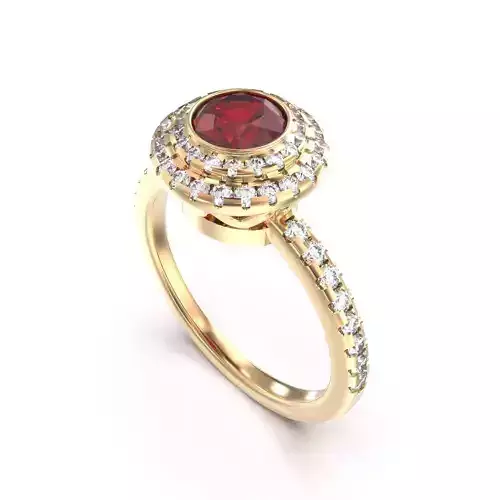CJC7004 Ladies womans womens diamond ruby emerald Rings