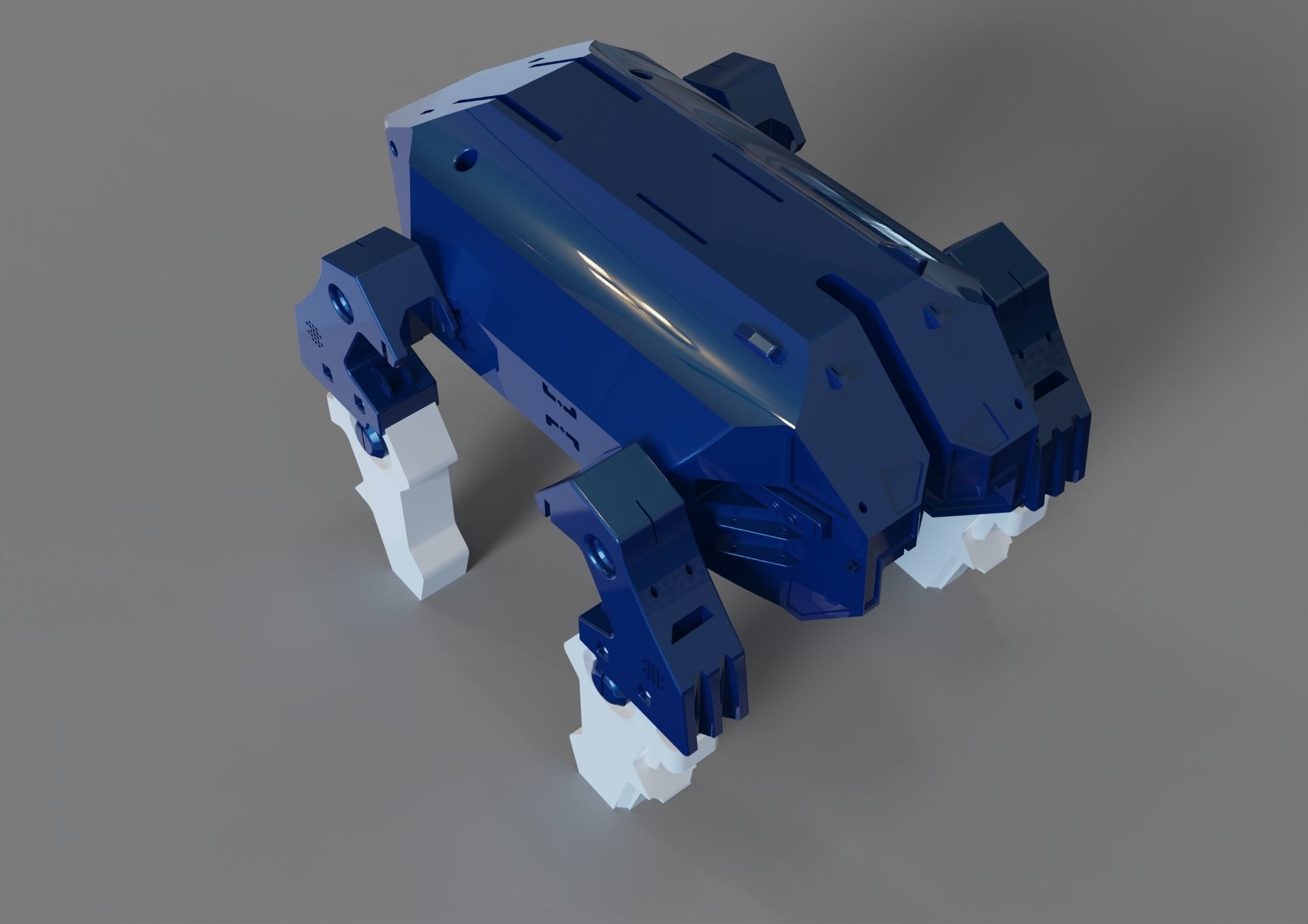 space robotic mech scifi  3D model_4