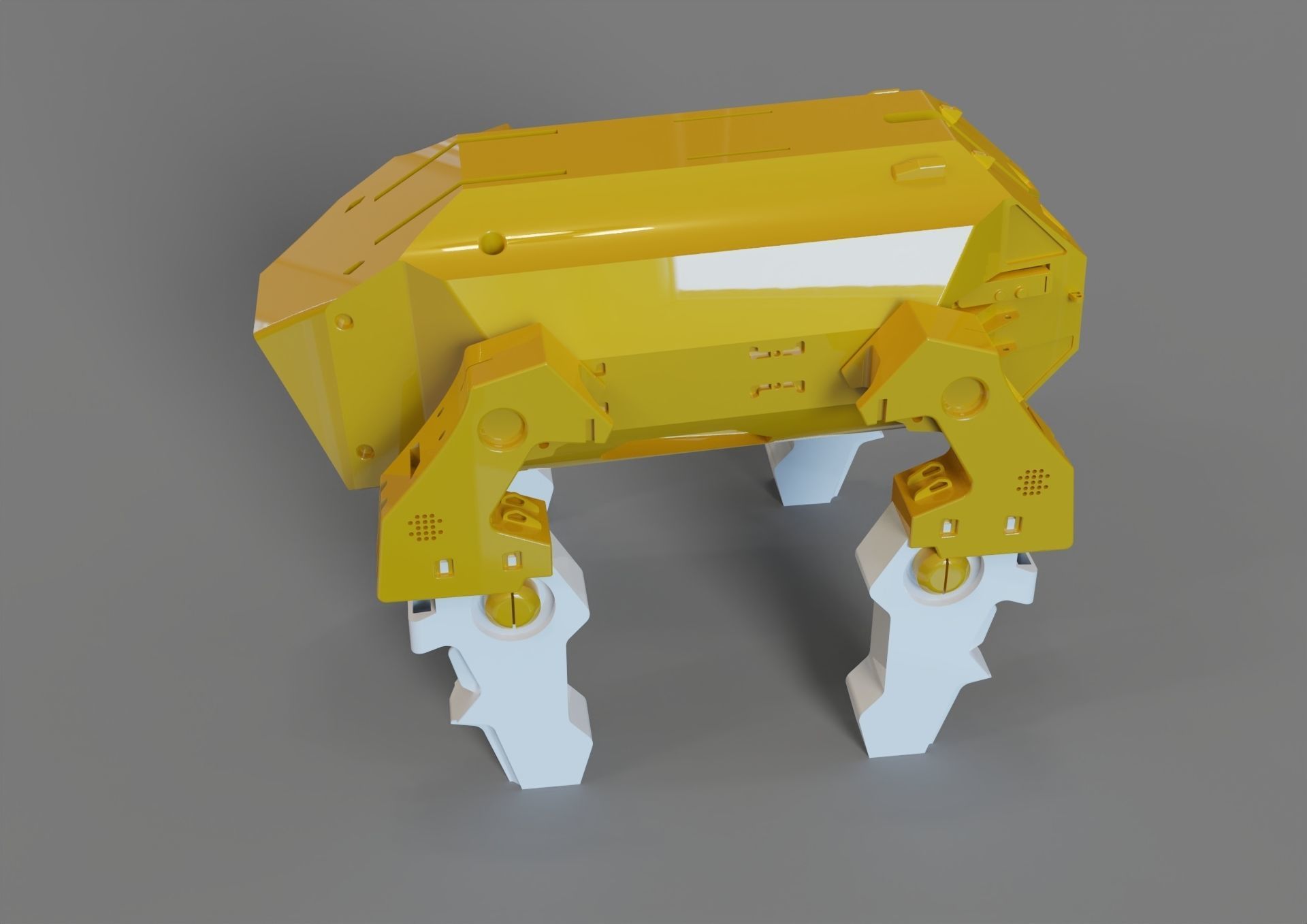 space robotic mech scifi  3D model_5