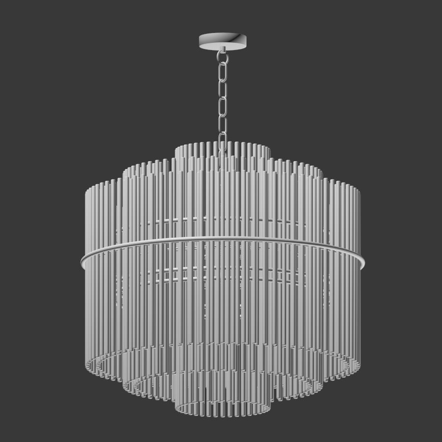 Nocturne Modern Art Chandelier Lampatron 3D model_1