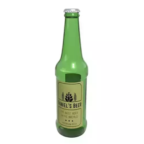 Beer Bottle 3D Model