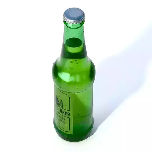Beer Bottle 3D Model