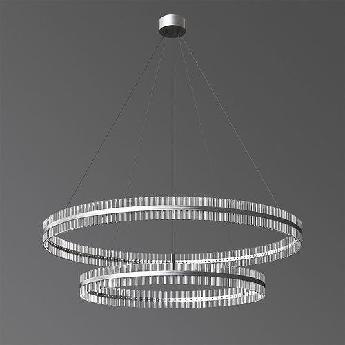 Saturno II Large Pendant 3D model