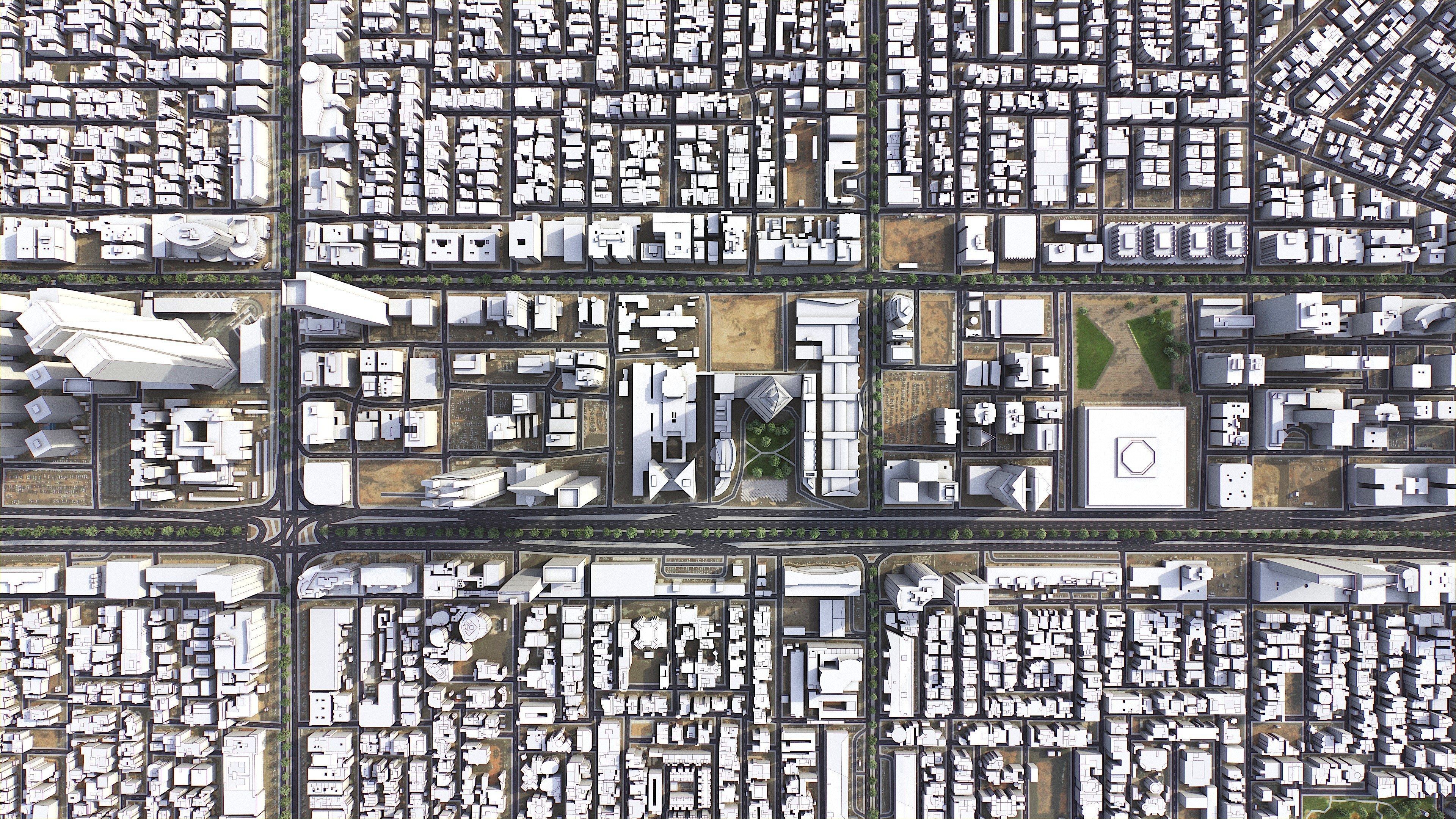 Riyadh - 3D City Model Low-poly 3D model_34