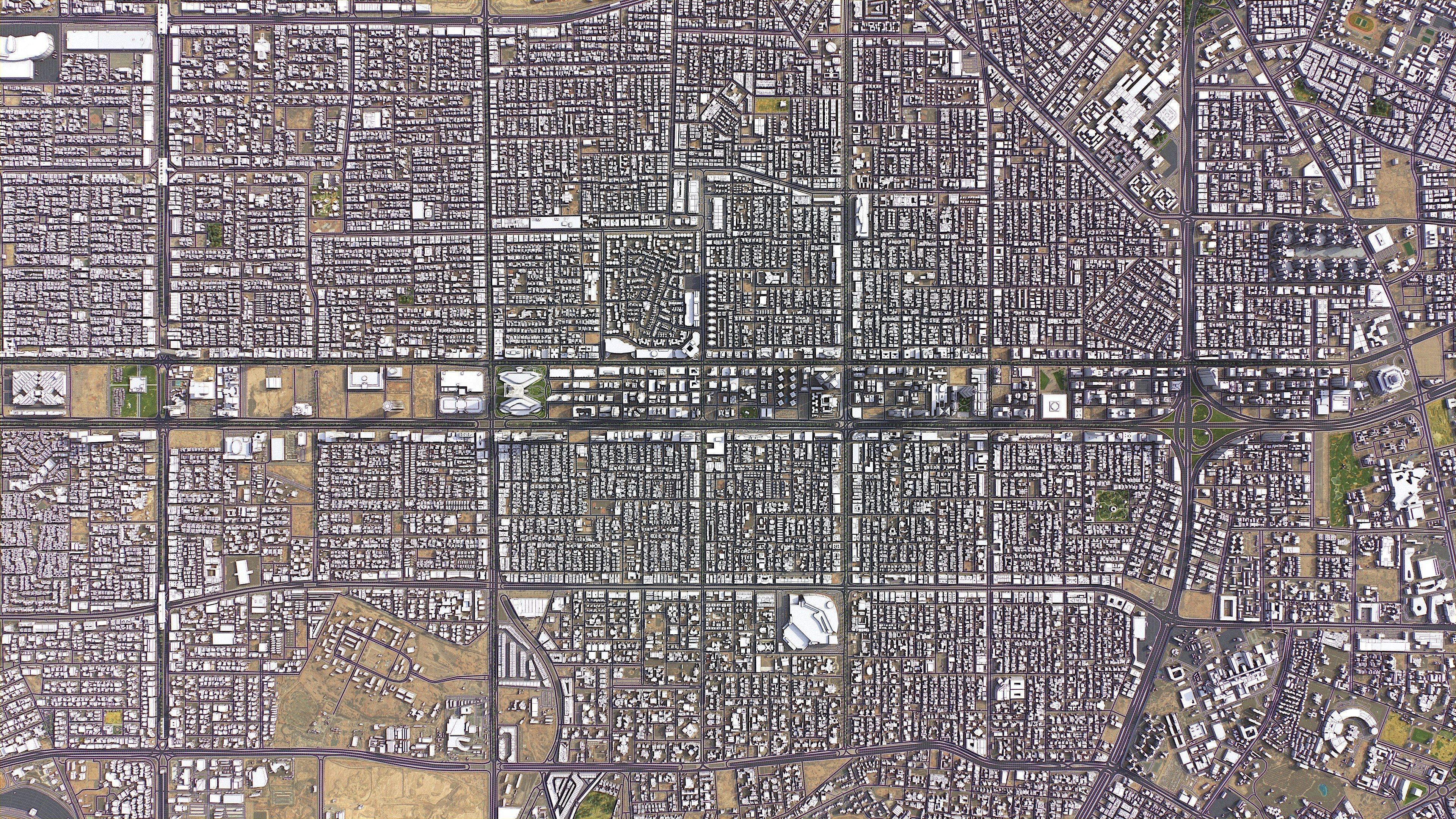 Riyadh - 3D City Model Low-poly 3D model_52