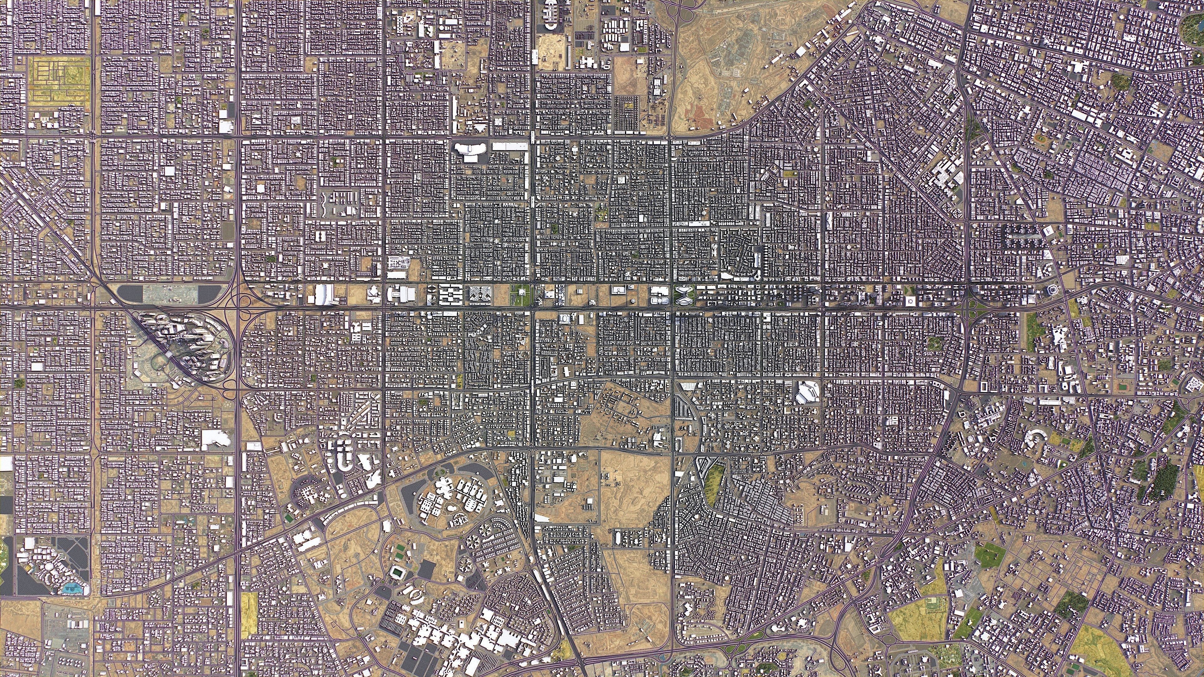 Riyadh - 3D City Model Low-poly 3D model_48