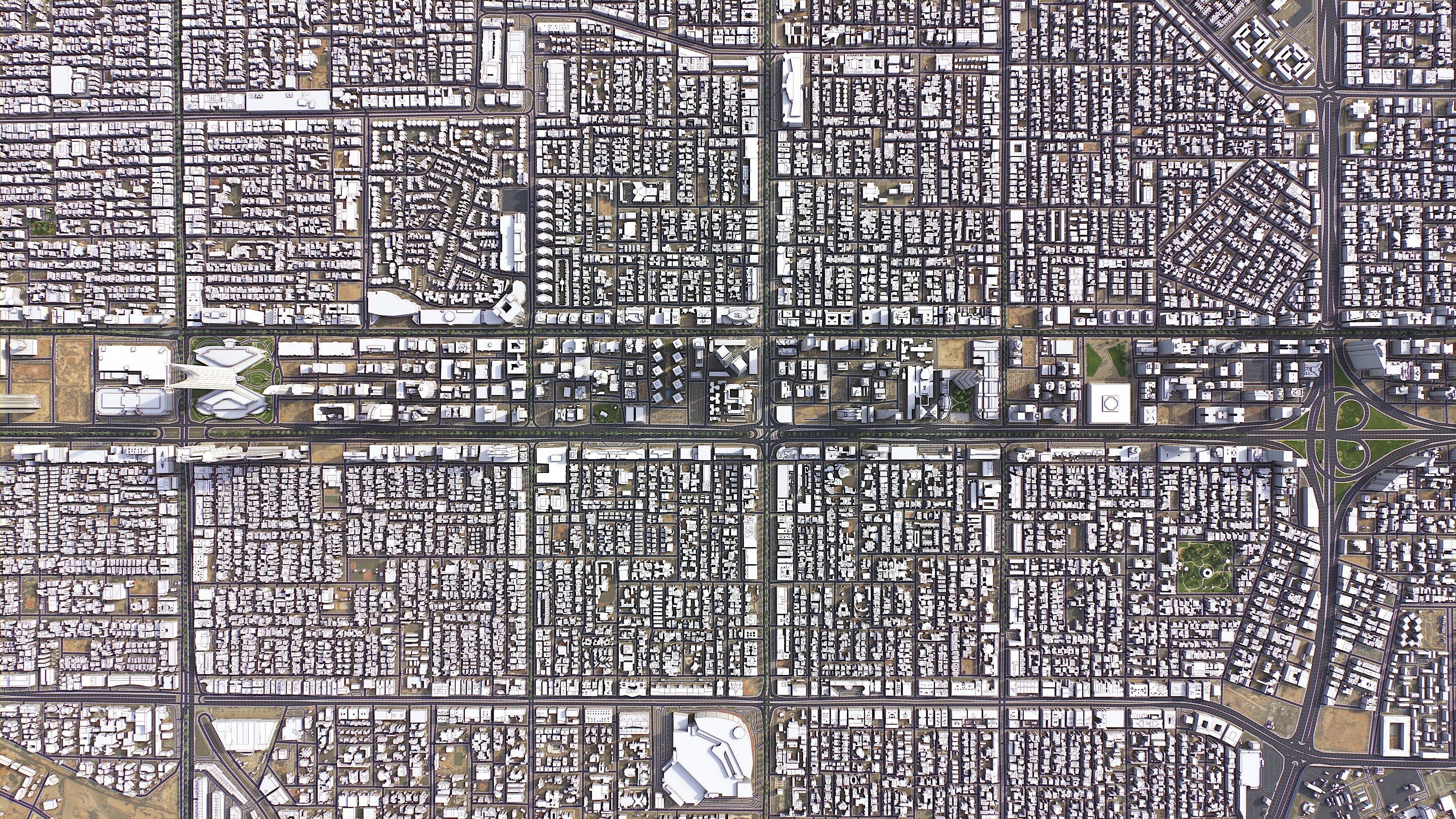 Riyadh - 3D City Model Low-poly 3D model_45