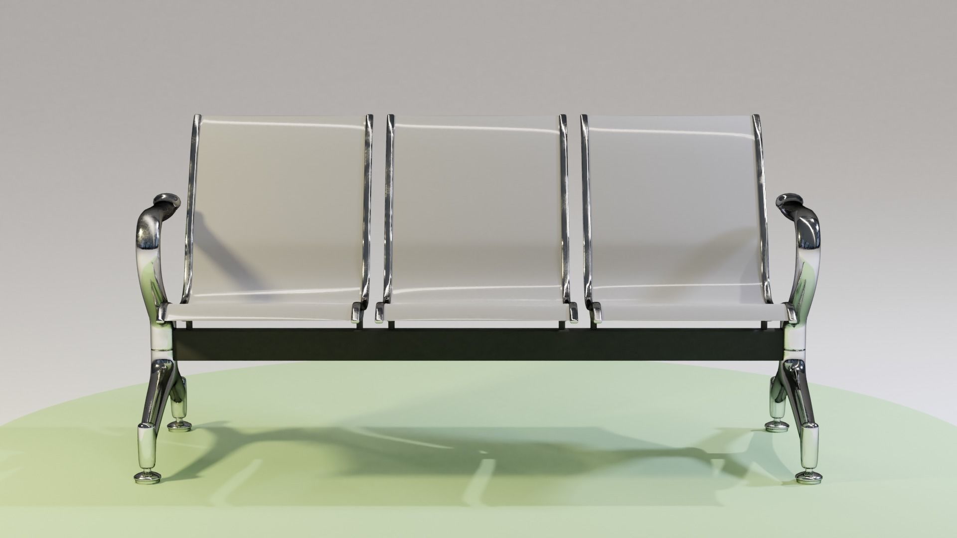 Waiting Chair Free 3D model_1