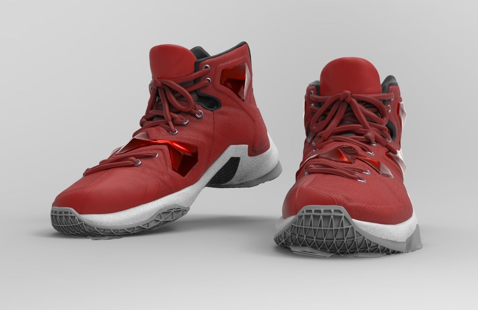 Lebron James - Nike Basketball Shoes 3D print model_4