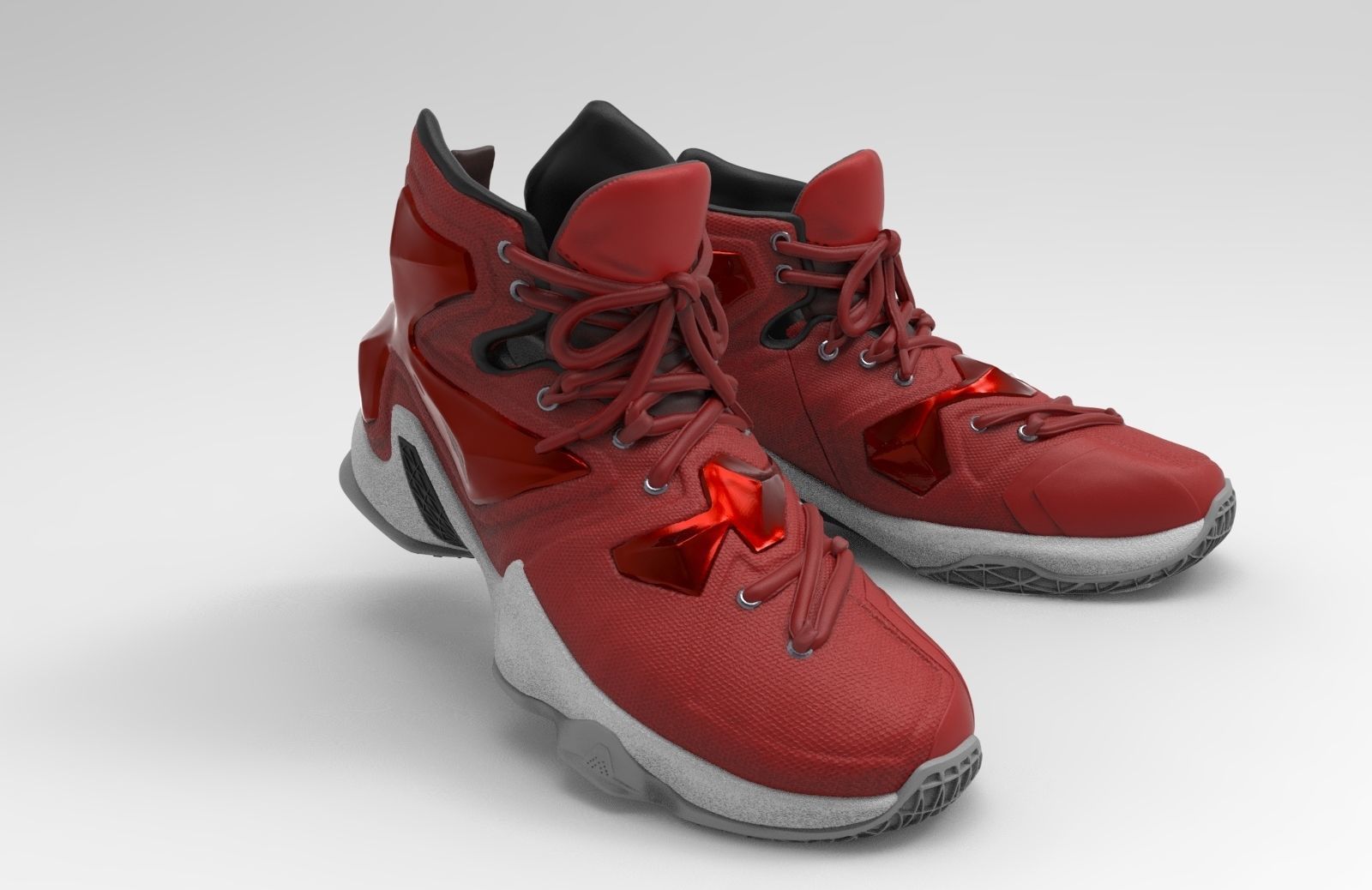 Lebron James - Nike Basketball Shoes 3D print model_3