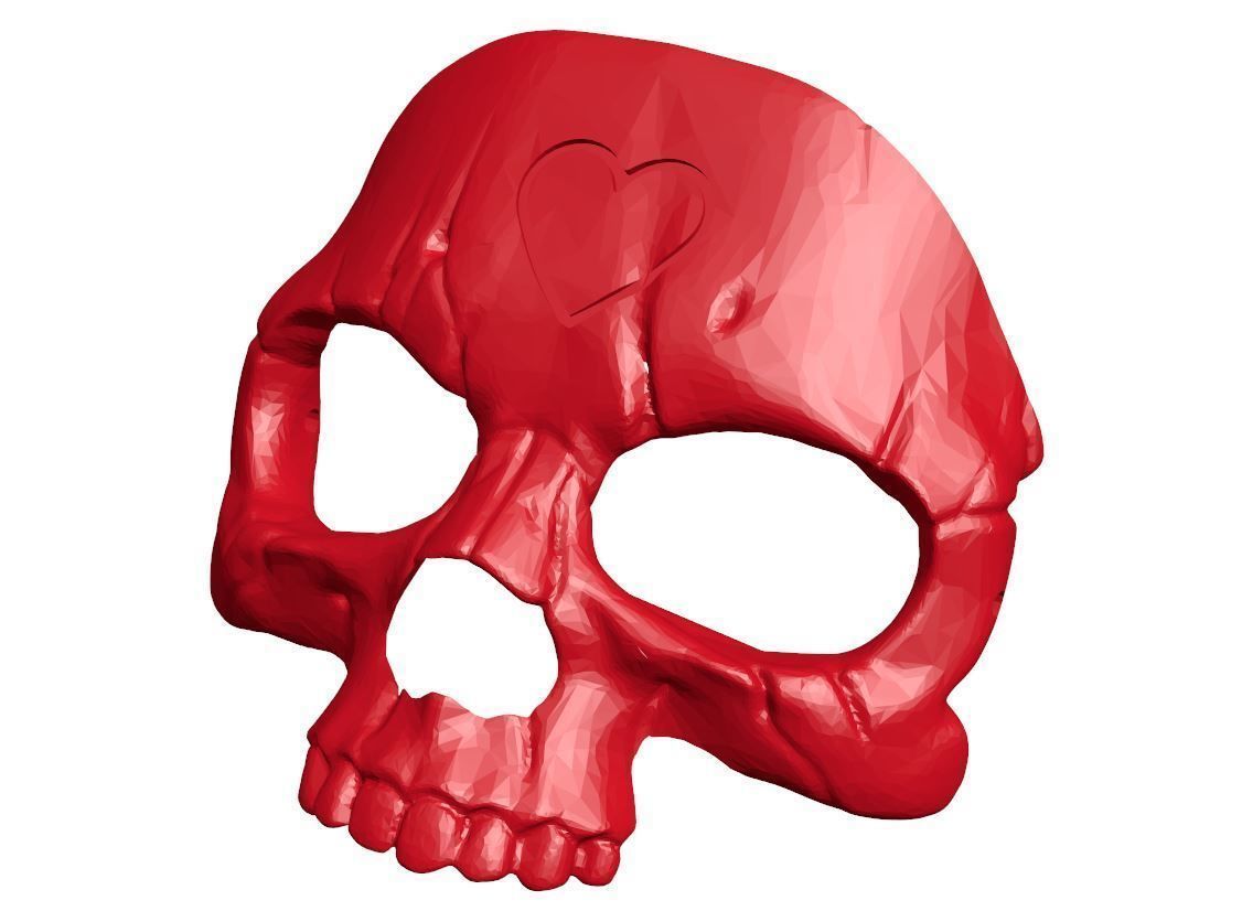 Mask - skull 3D print model_1