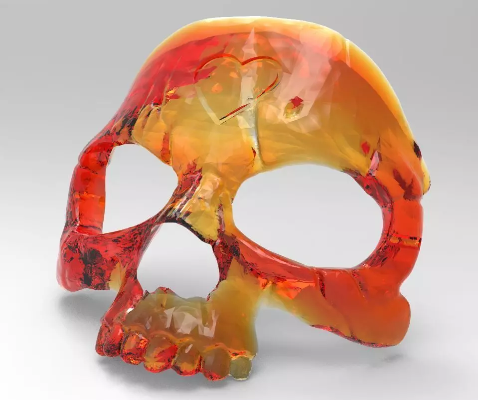 Mask - skull 3D print model_0