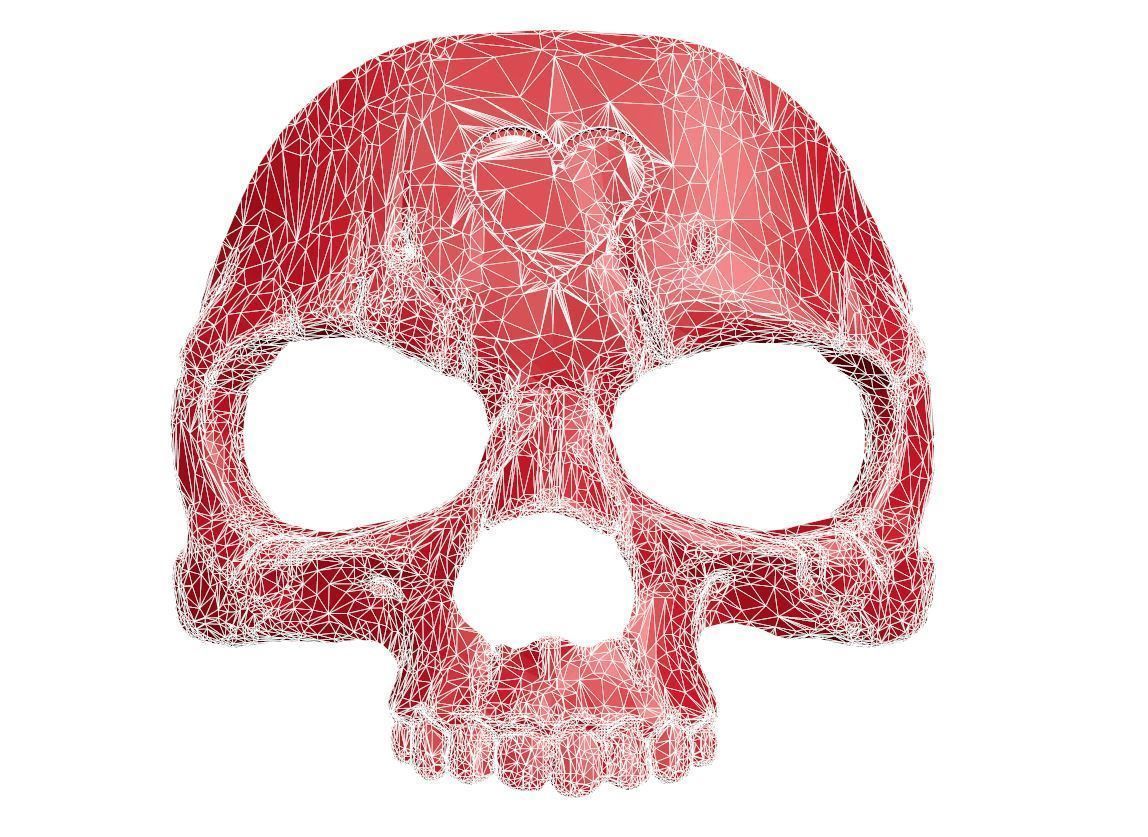 Mask - skull 3D print model_5
