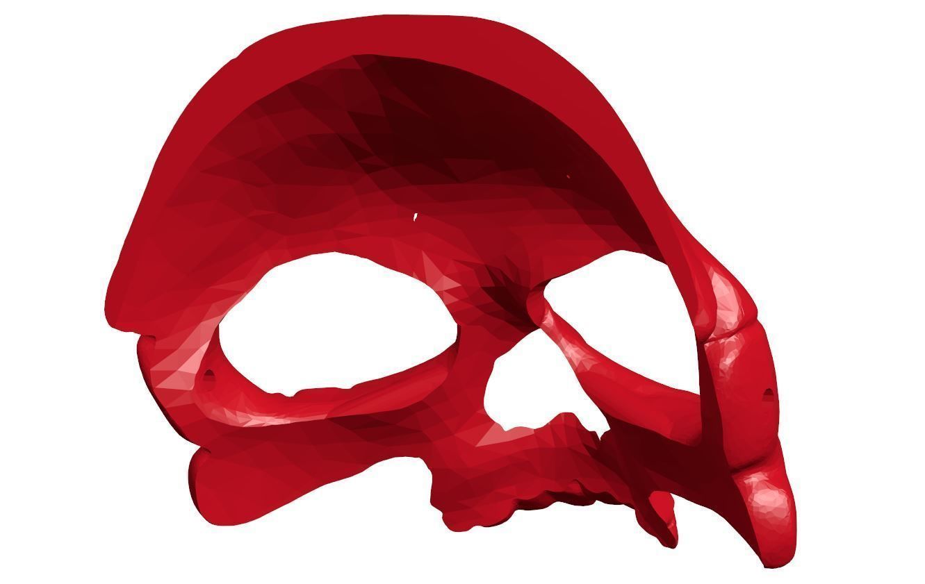 Mask - skull 3D print model_3