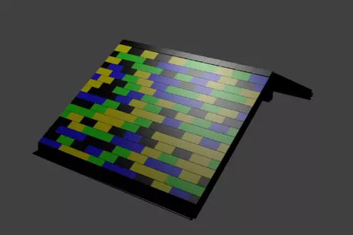 ROOFS tiled wall 3D print model_0