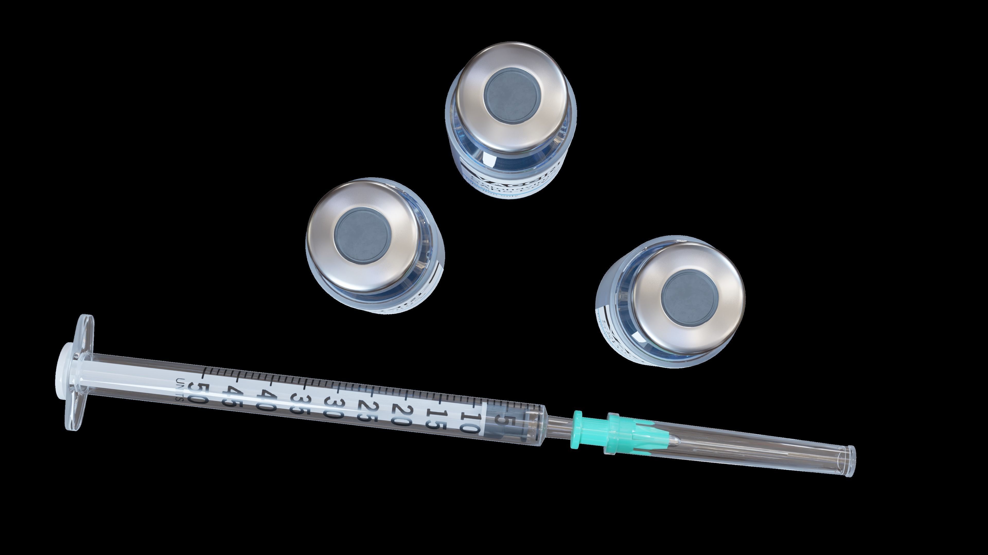 Vaccine with Syringe 3D model_4