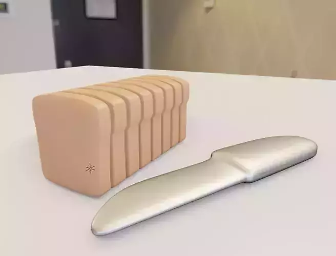Slicing toys - Bread Fish Pear 3D print model