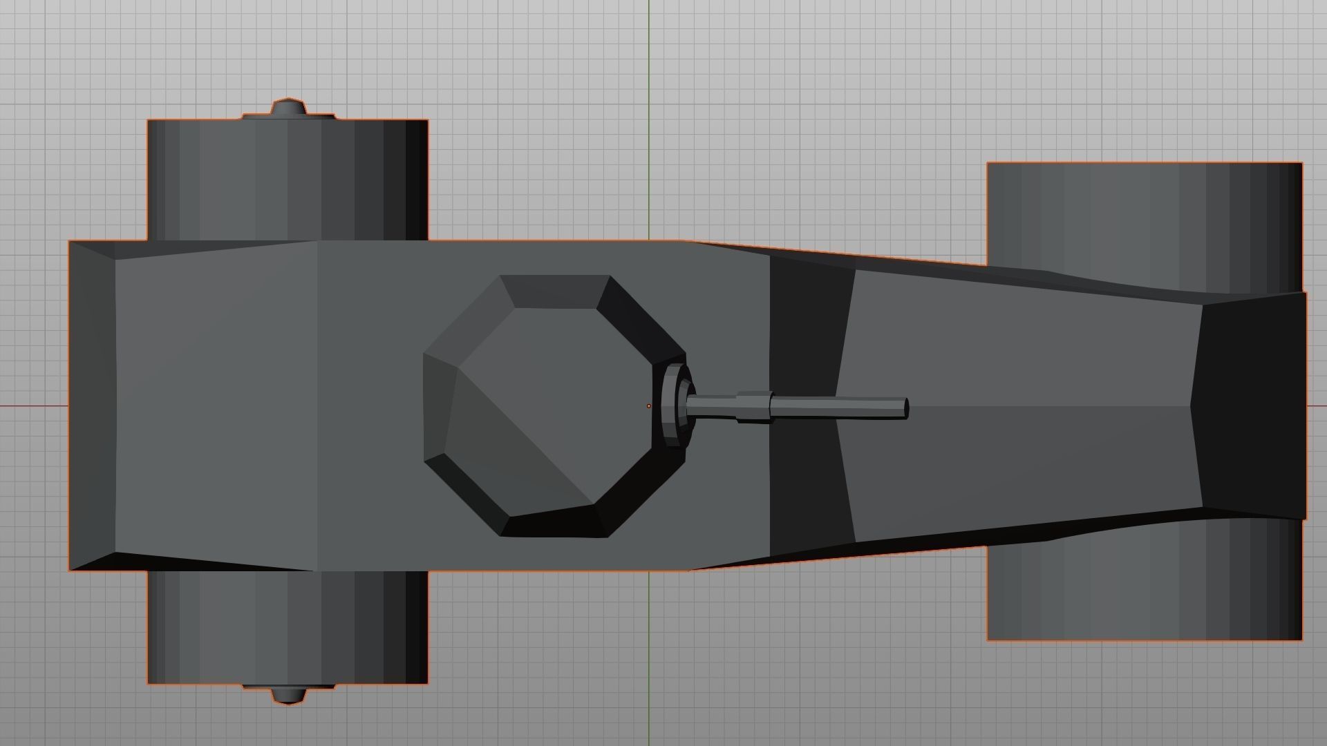 Simple model Polish Samochod Pancerny wzor 29 -   print ready 3D print model_6