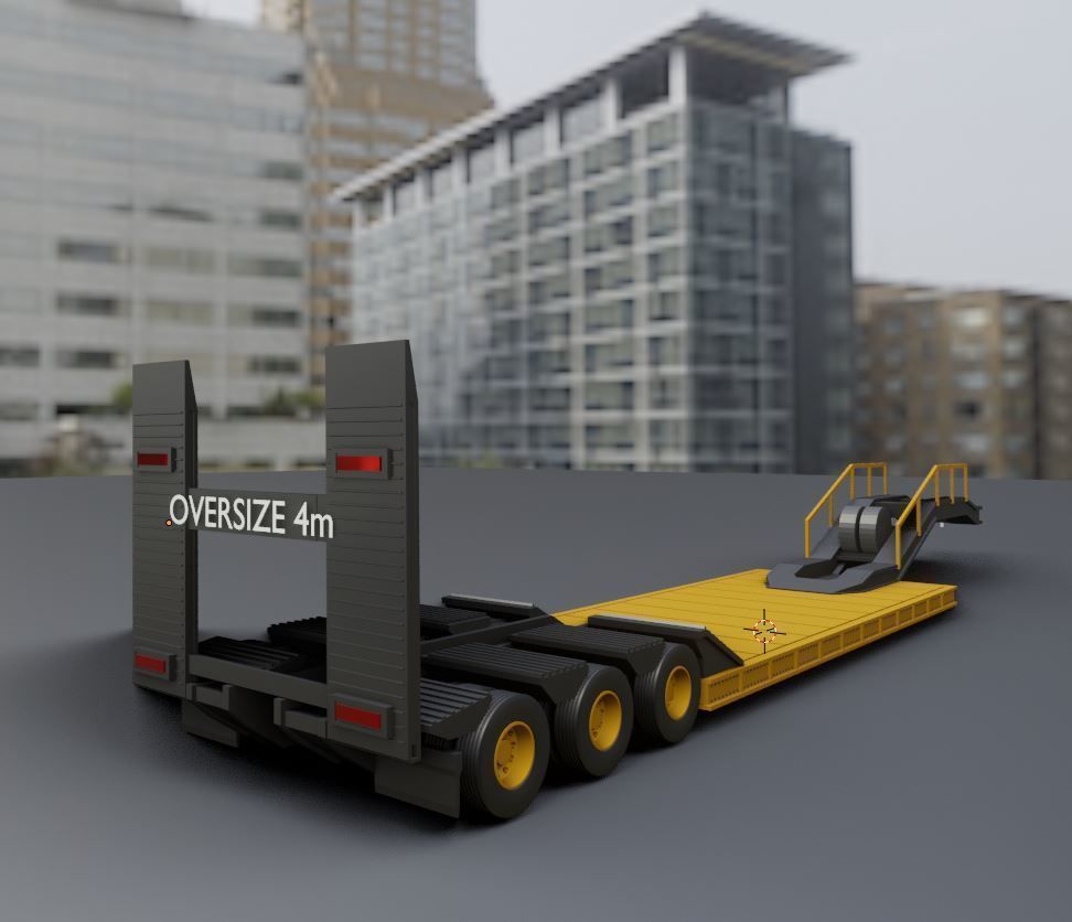OVERSIZE TRAILER 3D print model_2