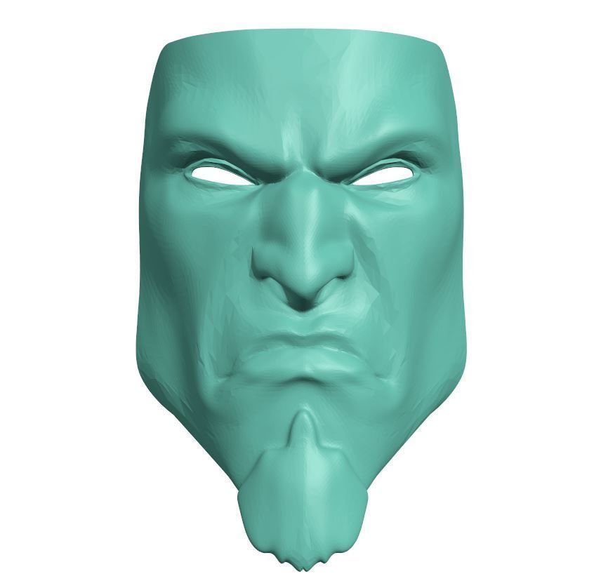 Mask - Kratos 3D print model_4