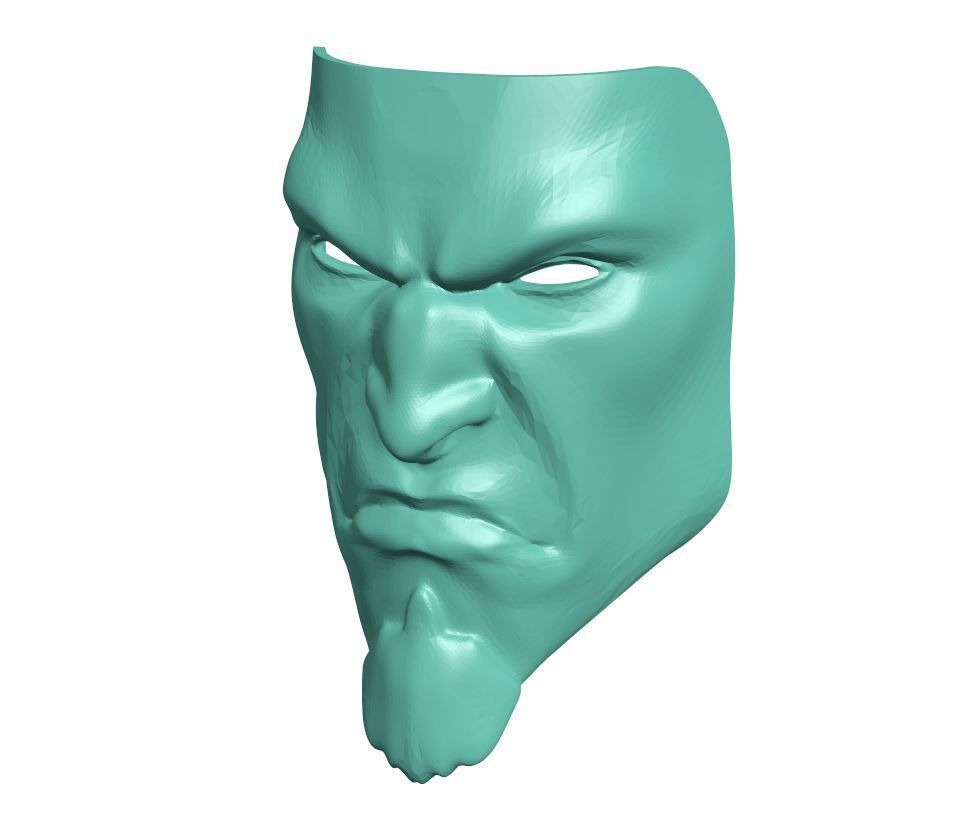 Mask - Kratos 3D print model_1