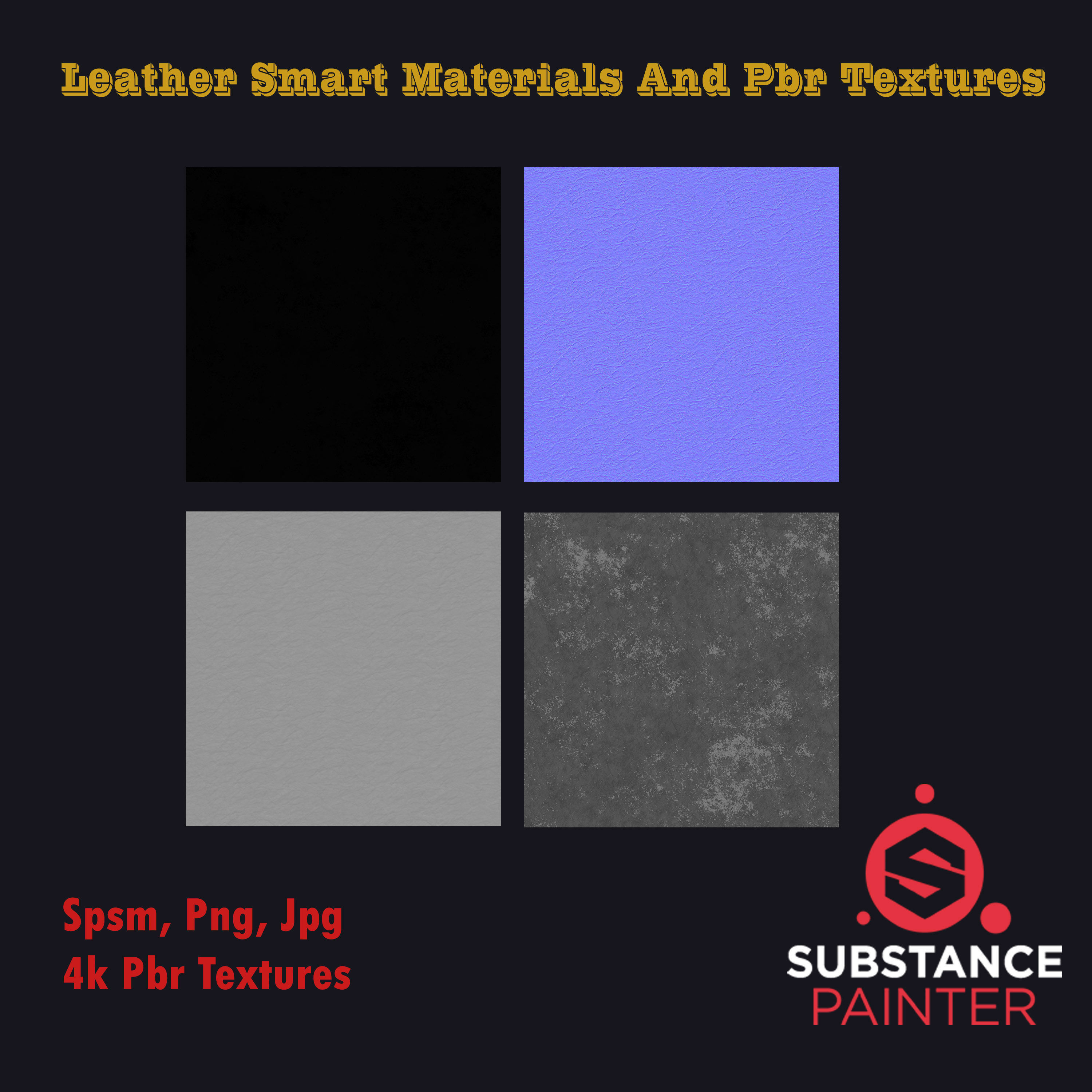 Leather Smart material and PBR Textures Texture_1