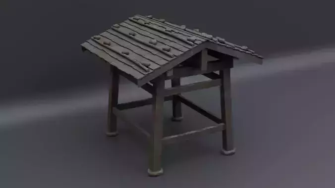 Japanese Bell Tower Structure