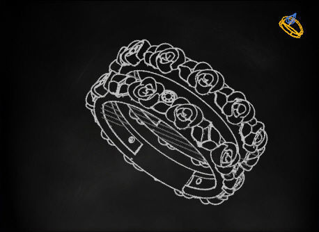 rose rng 3D print model_8