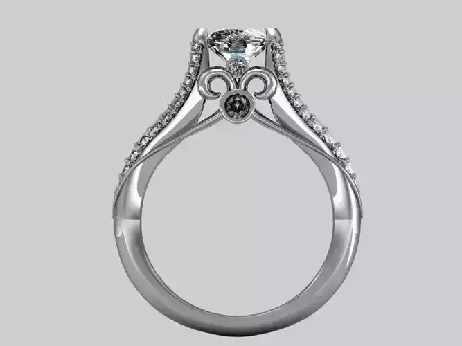 3DM Wedding Ring U016