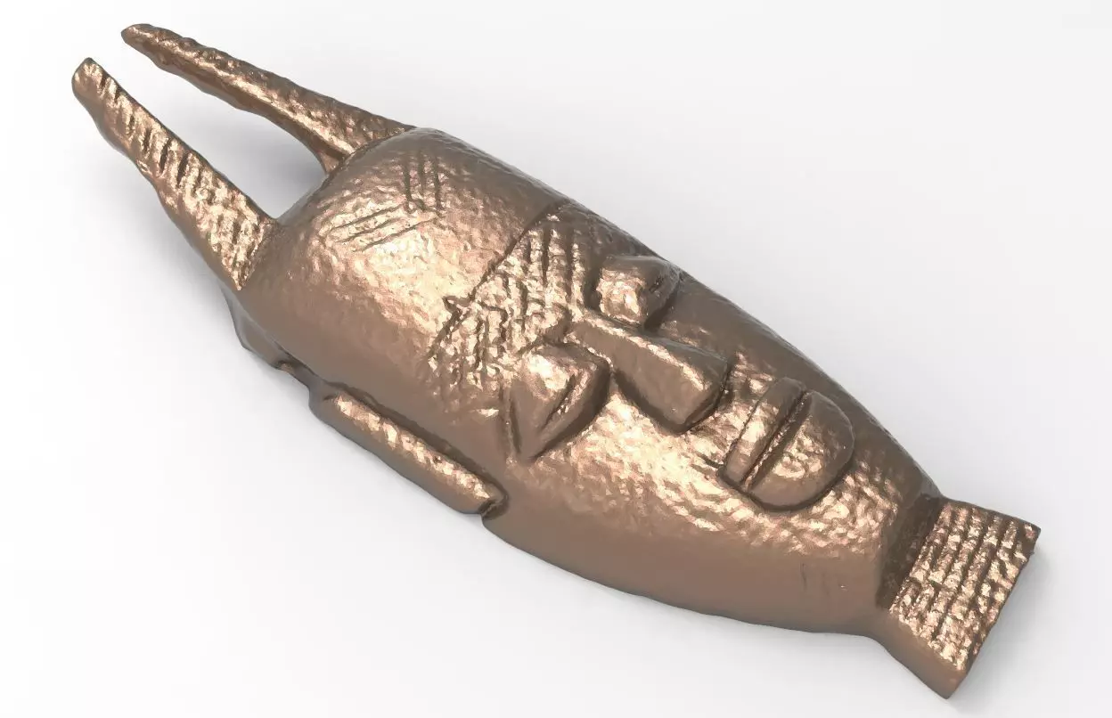 Mask - wall 3D print model_0