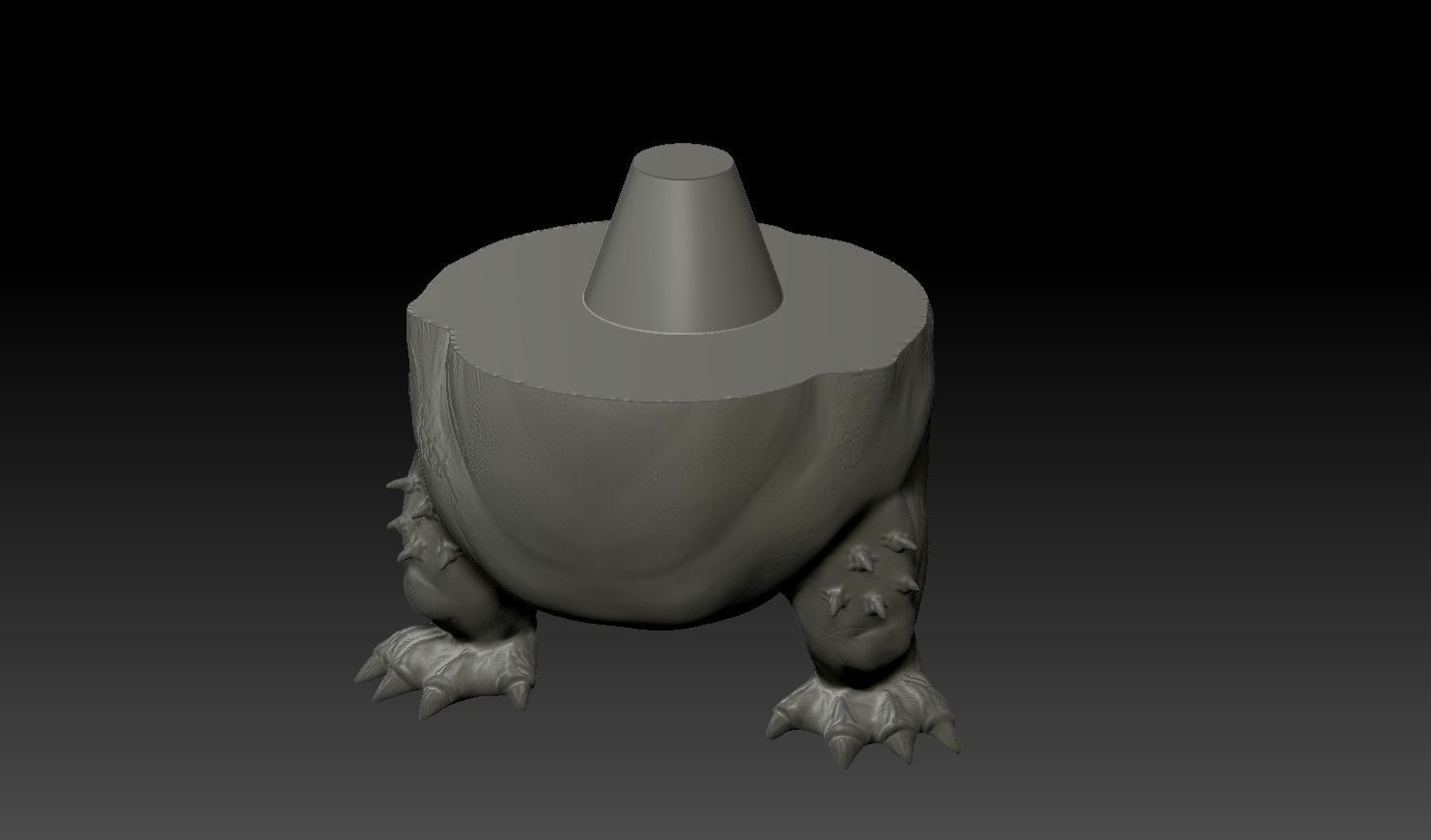 Demons Souls - Vanguard Boss Miniature  3D print model_22