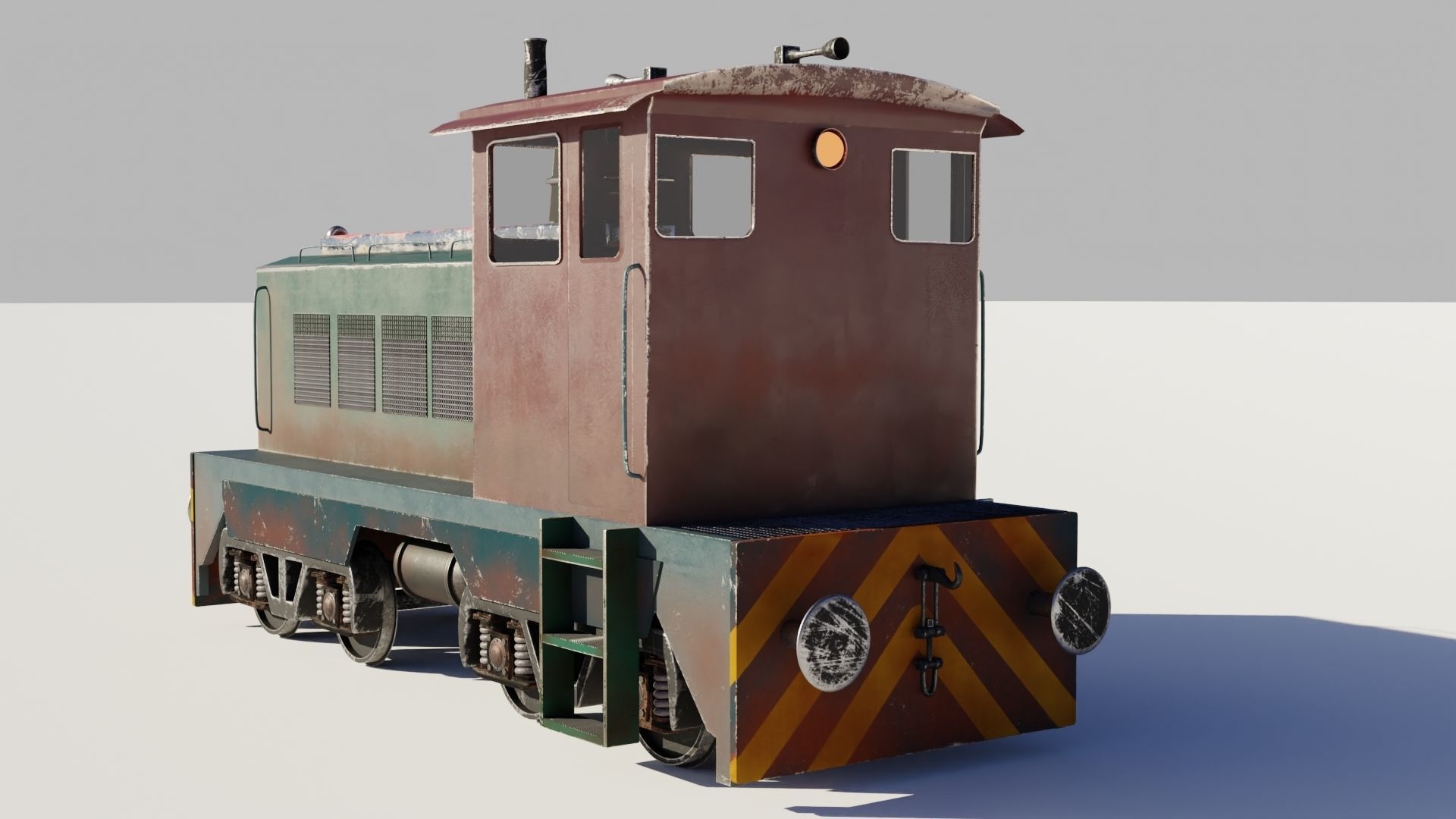 Railway Bridge 3D models complete of locomotive 3D model_8