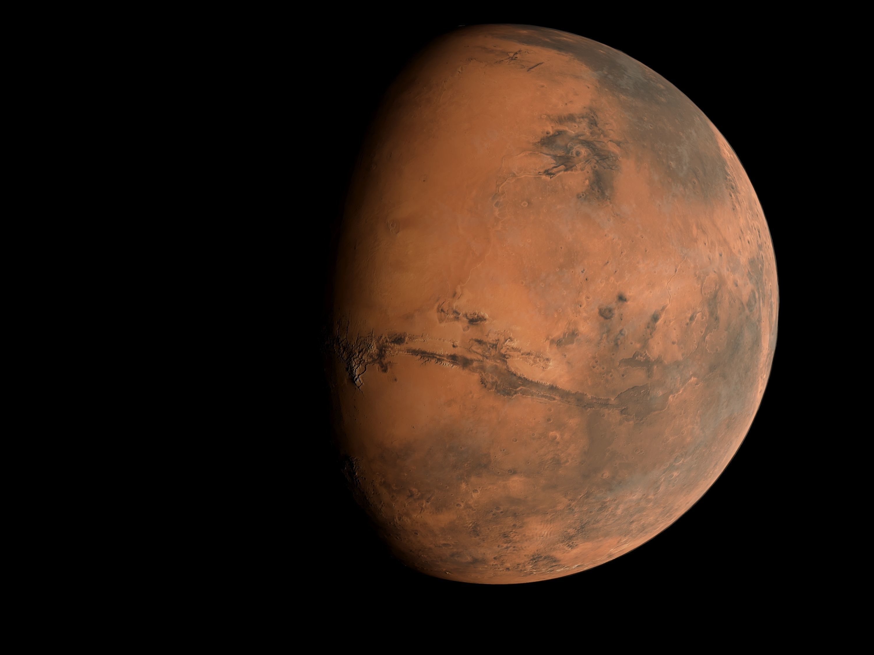 Mars 3d Model taken from nasa spacecraft Low-poly 3D model_2