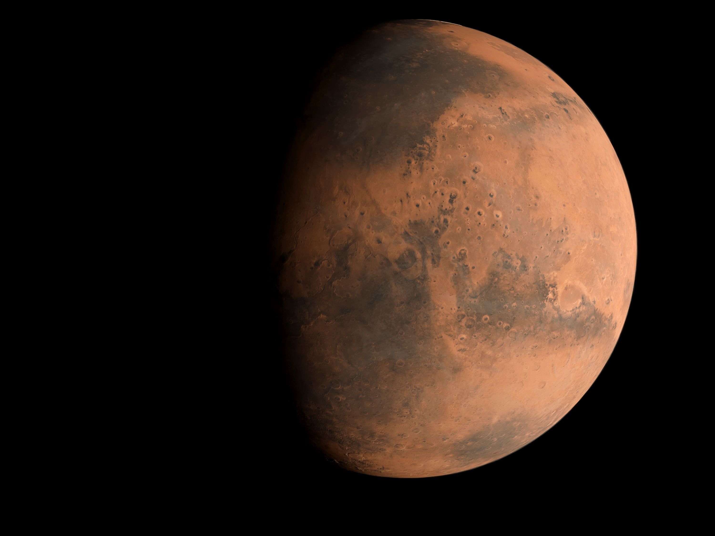 Mars 3d Model taken from nasa spacecraft Low-poly 3D model_3